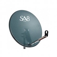 SAB 97CM OFFSET DELİKLİ ÇANAK ANTEN PERFORE ANTRASİT