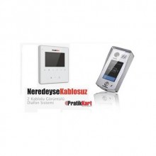 PRATİKKART 4,3'' VİLLA TİPİ GÖRÜNTÜLÜ DİAFON SET